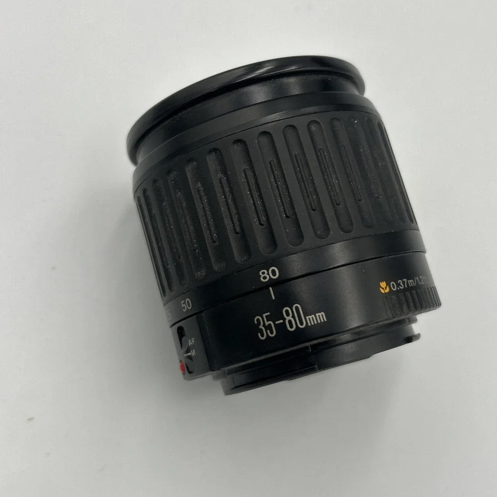 CANON EOS REBEL ll 35MM Camera SLR W EF 35-80MM F/4-5.6 Black Untested Parts